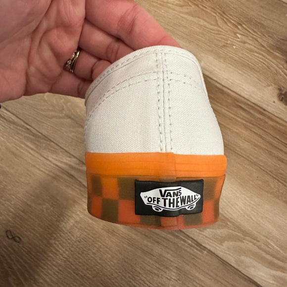 Vans White/Orange Translucent (New) - Picture 4 of 5